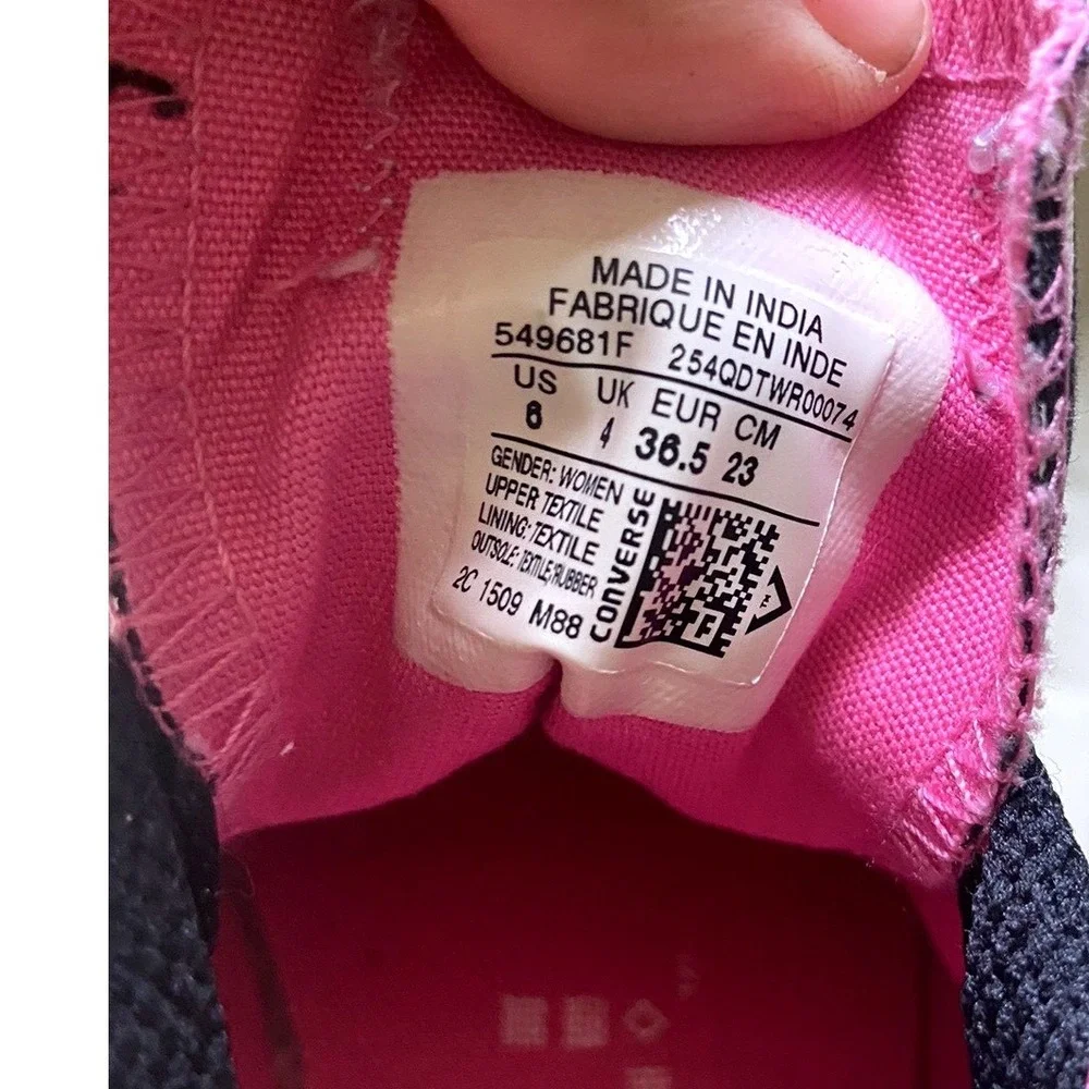 Converse‎ Chuck Taylor All Star Leopard Print Pink Kids Sneakers 549681F Size 6
